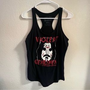 Violent gentlemen racer back tank.